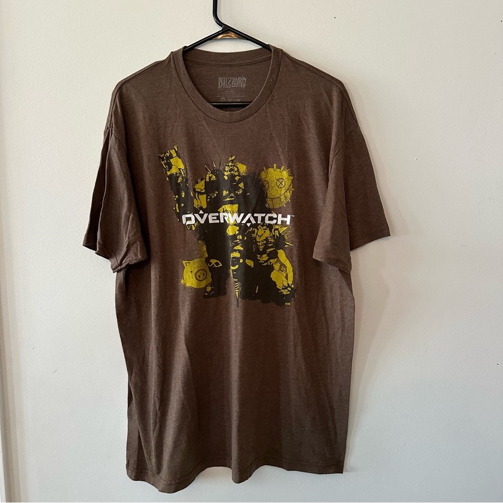 Blizzards overwatch road hog junk rat graphic tee shirt (binY4)